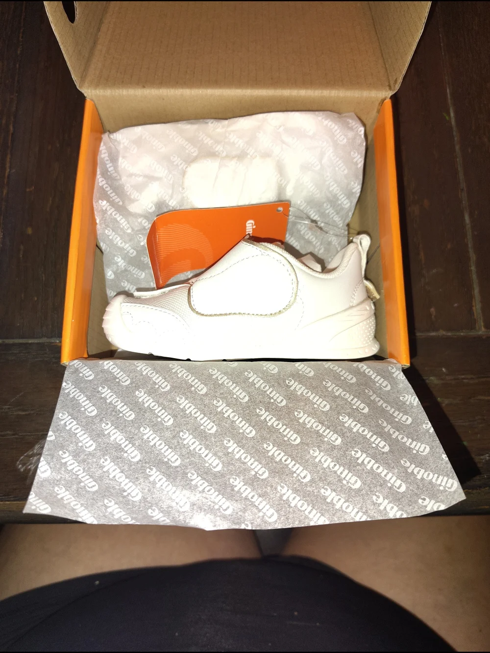Kids White Toddler Walker Shoes - Size 5